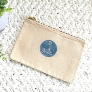 West Elm Pisces Cosmetic Zip Pouch (Natural)